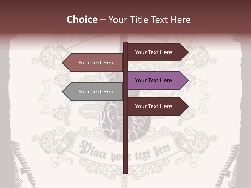 Humorou Chair Communication PowerPoint Template