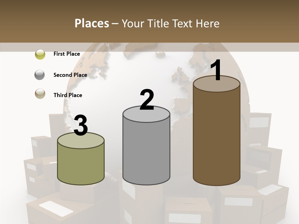 Planet Delivering Handle PowerPoint Template
