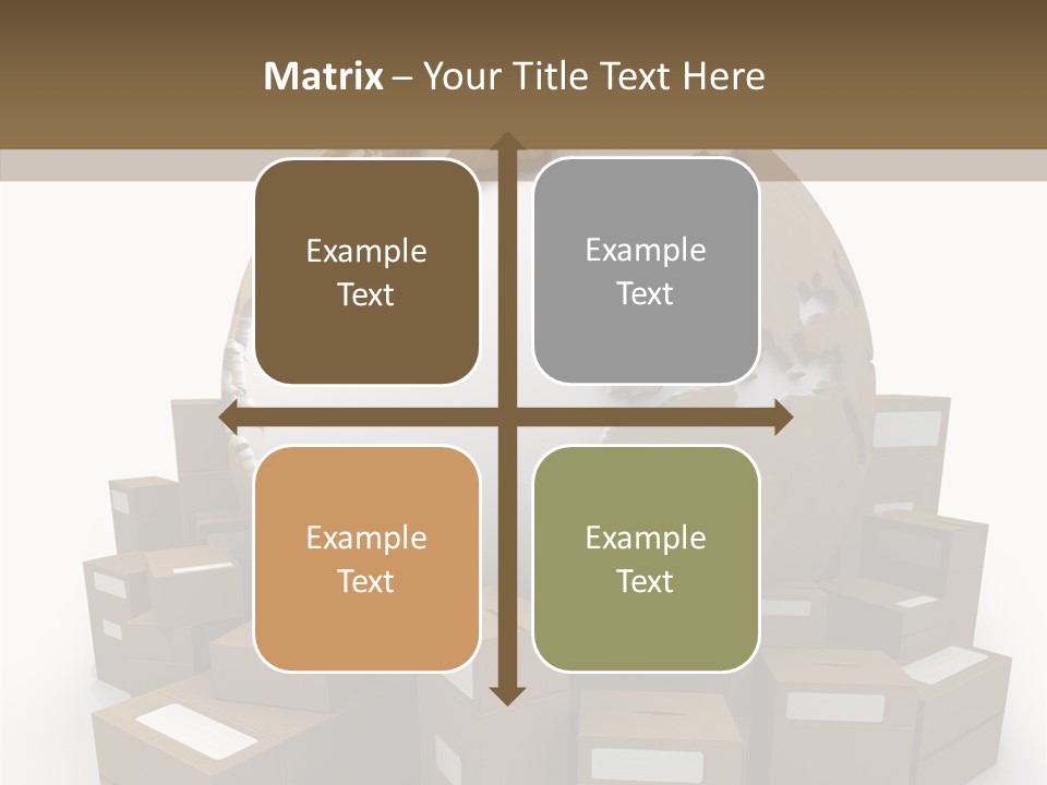 Planet Delivering Handle PowerPoint Template