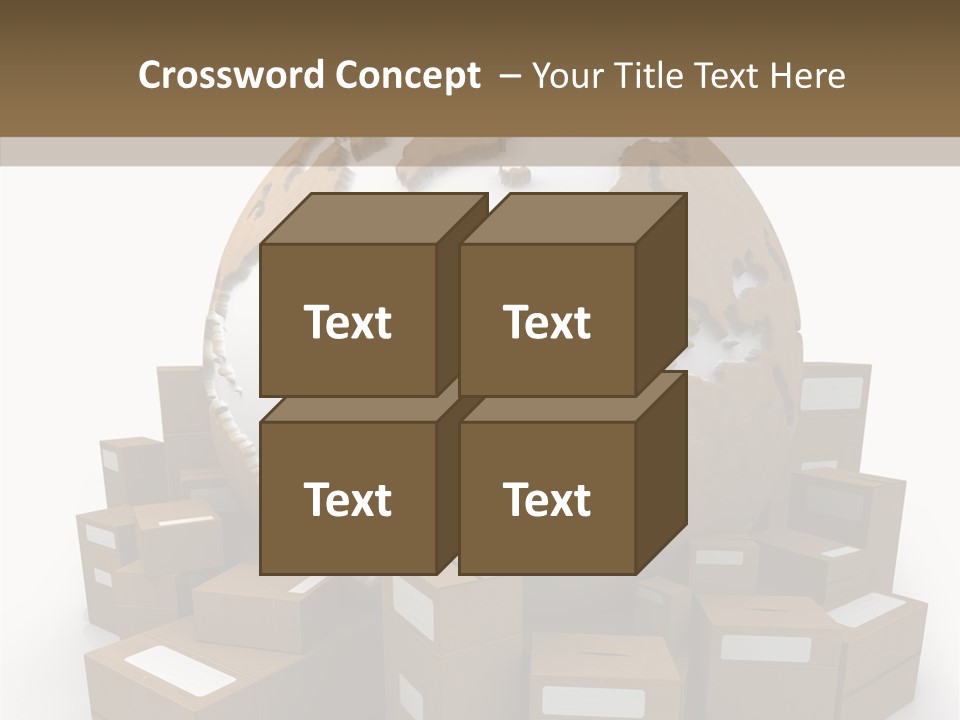 Planet Delivering Handle PowerPoint Template