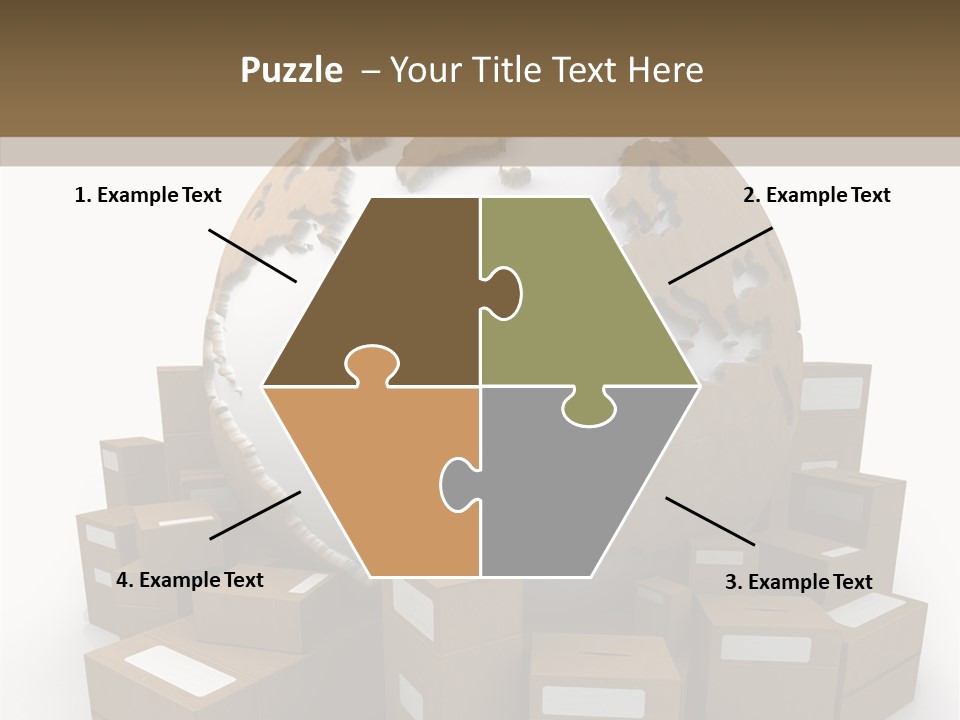 Planet Delivering Handle PowerPoint Template