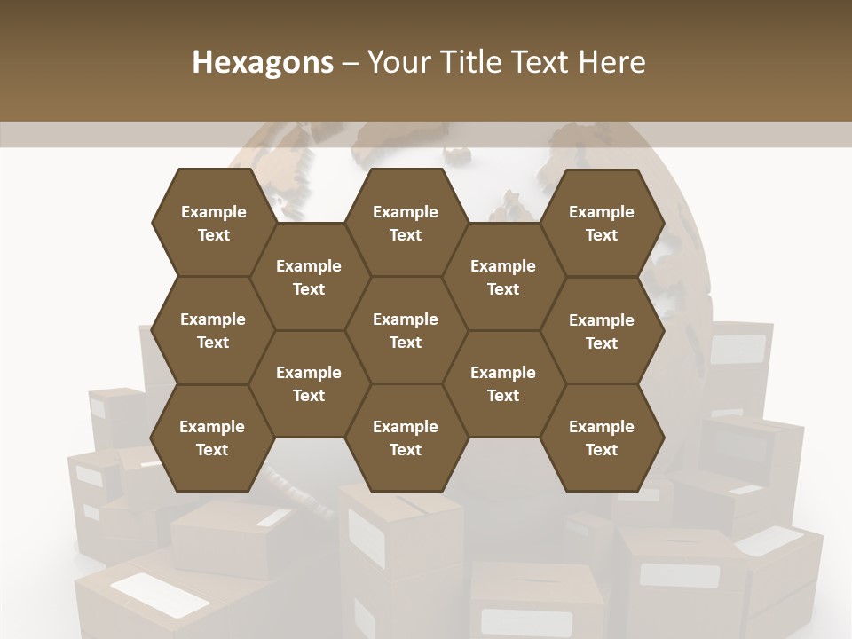 Planet Delivering Handle PowerPoint Template