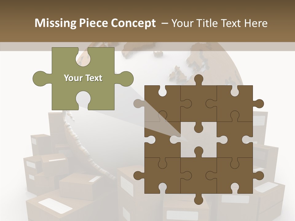 Planet Delivering Handle PowerPoint Template