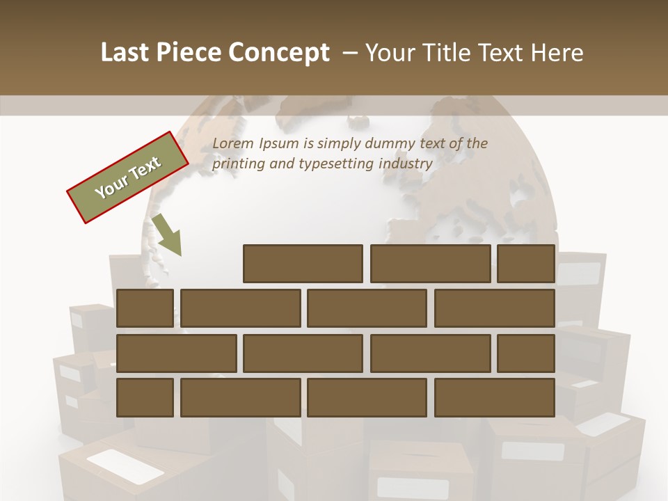 Planet Delivering Handle PowerPoint Template