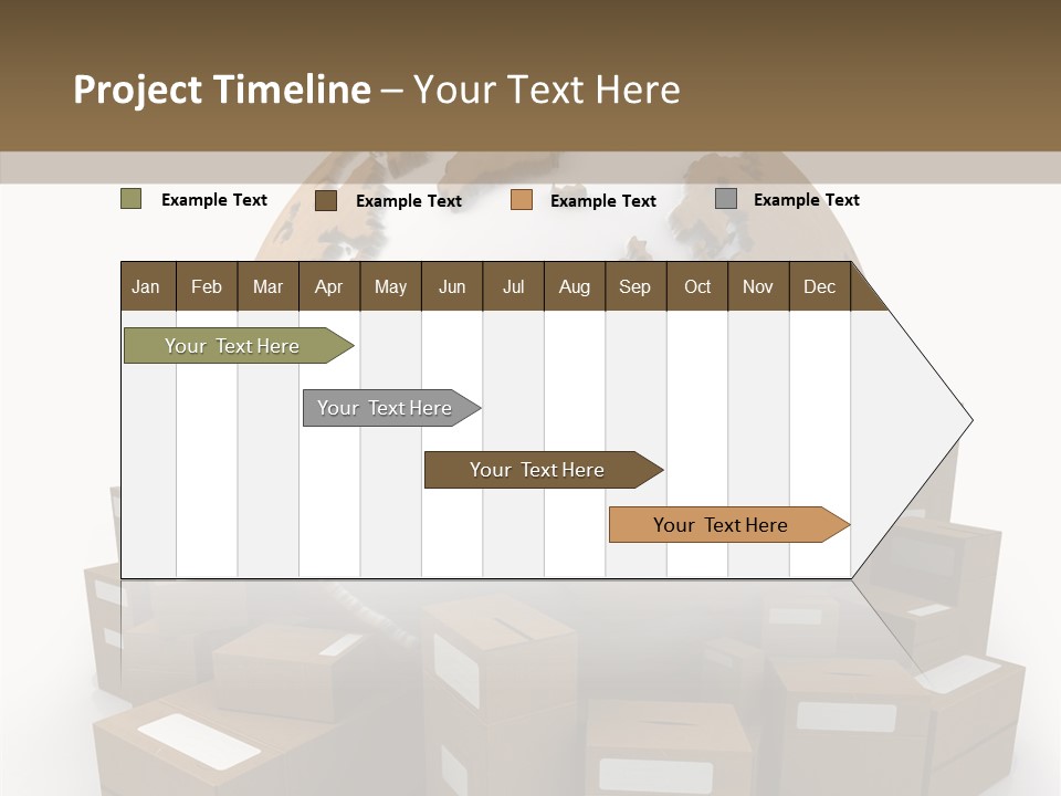 Planet Delivering Handle PowerPoint Template