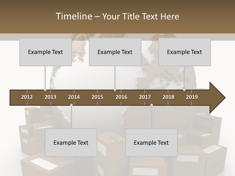 Planet Delivering Handle PowerPoint Template