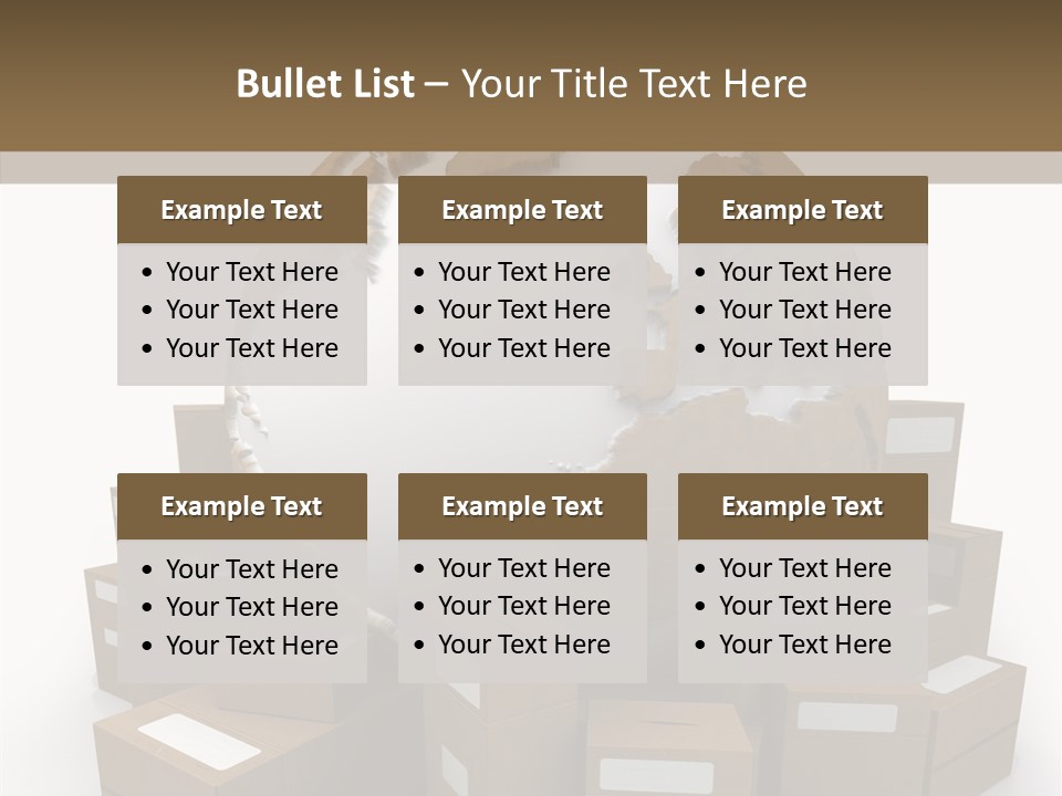 Planet Delivering Handle PowerPoint Template