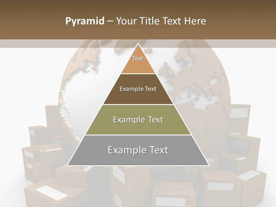 Planet Delivering Handle PowerPoint Template
