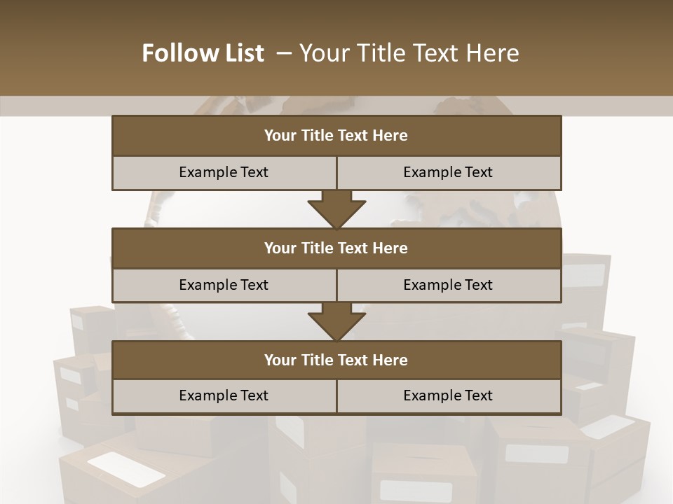 Planet Delivering Handle PowerPoint Template