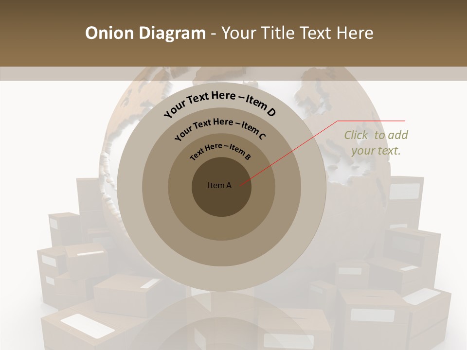 Planet Delivering Handle PowerPoint Template