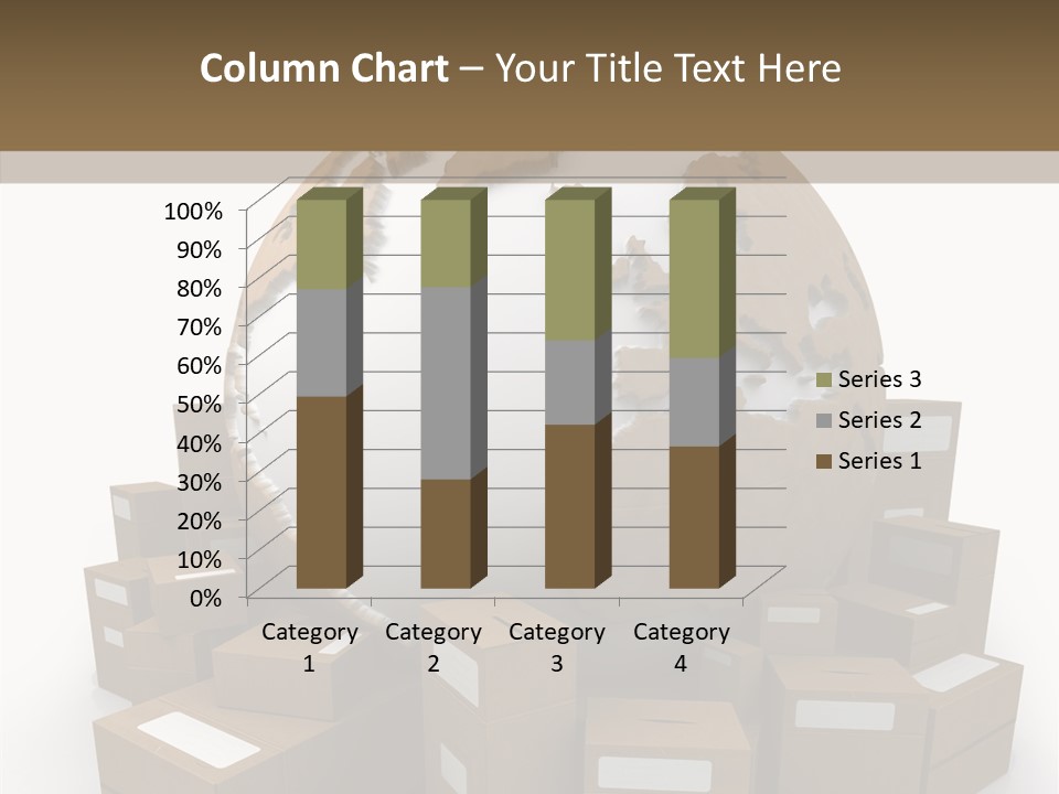 Planet Delivering Handle PowerPoint Template