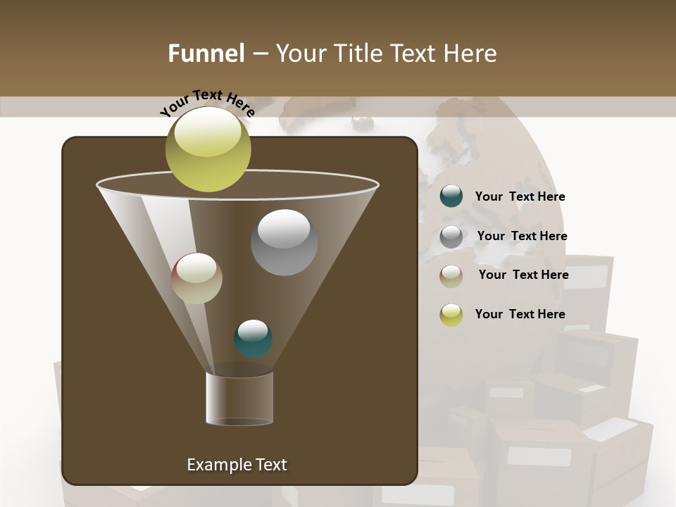 Planet Delivering Handle PowerPoint Template
