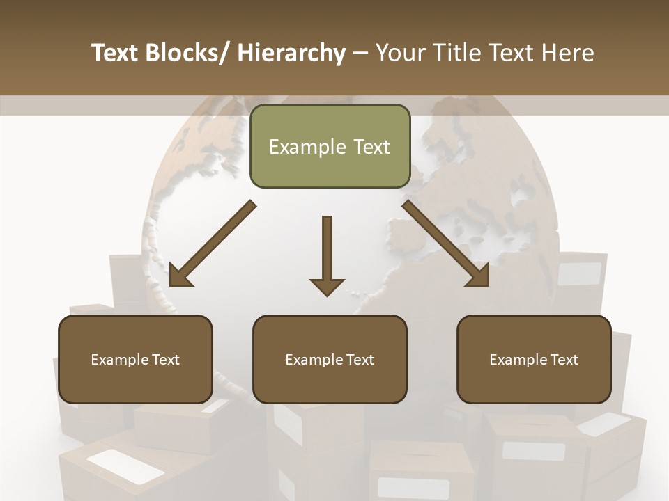Planet Delivering Handle PowerPoint Template