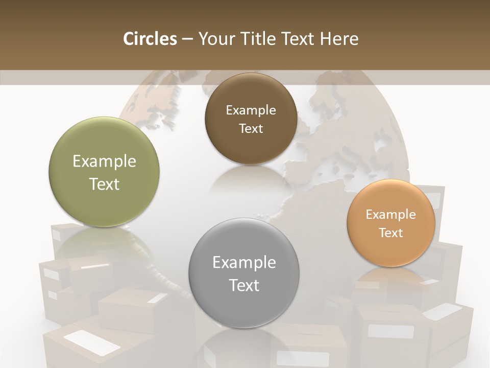 Planet Delivering Handle PowerPoint Template
