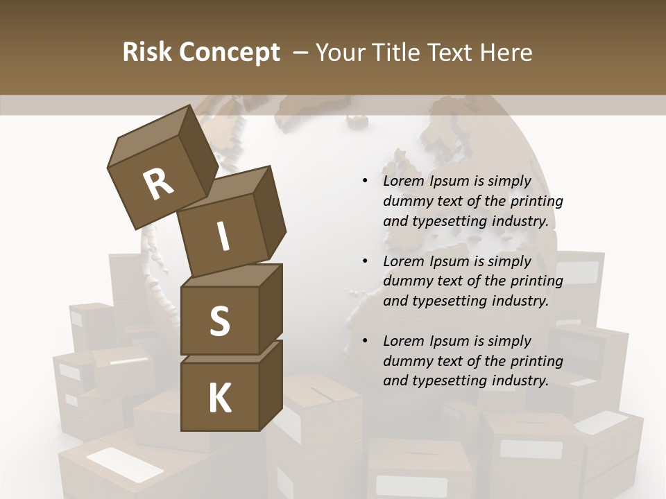 Planet Delivering Handle PowerPoint Template