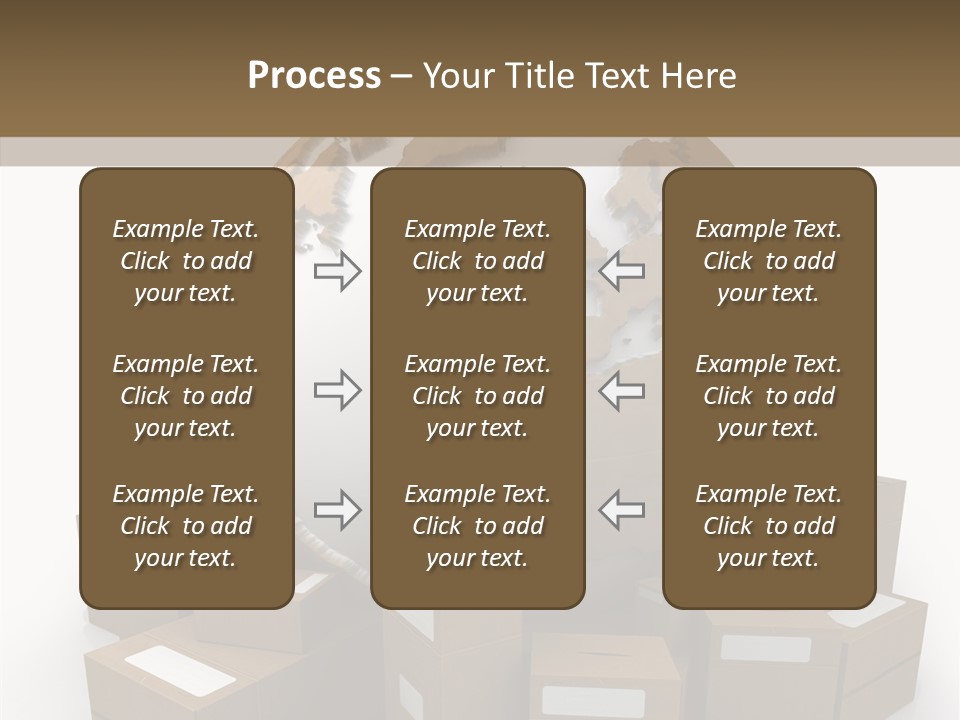 Planet Delivering Handle PowerPoint Template