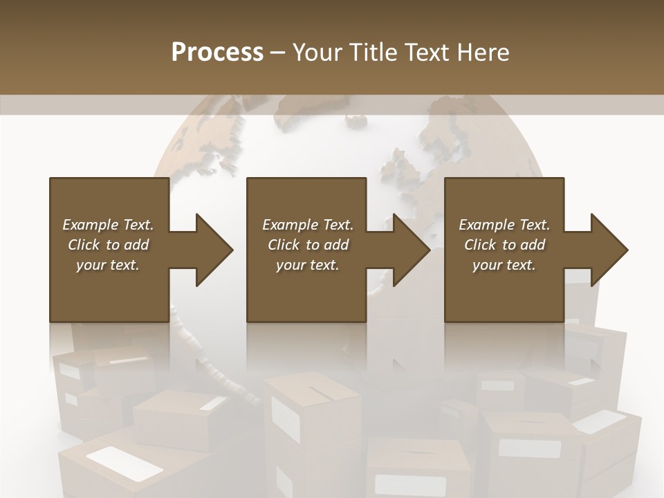 Planet Delivering Handle PowerPoint Template