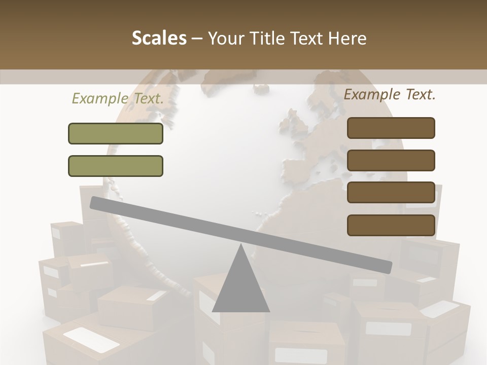 Planet Delivering Handle PowerPoint Template