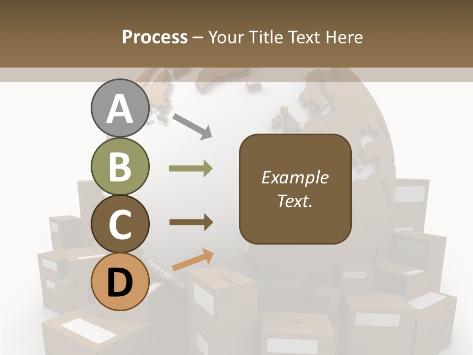 Planet Delivering Handle PowerPoint Template