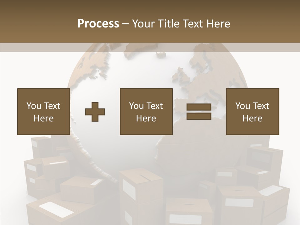 Planet Delivering Handle PowerPoint Template