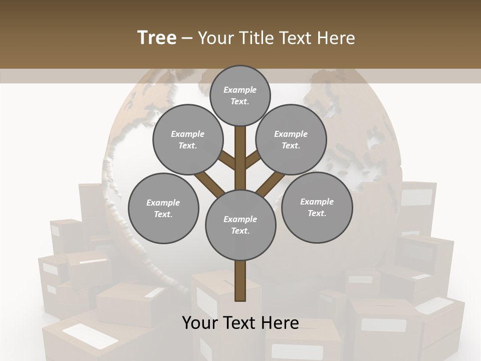 Planet Delivering Handle PowerPoint Template