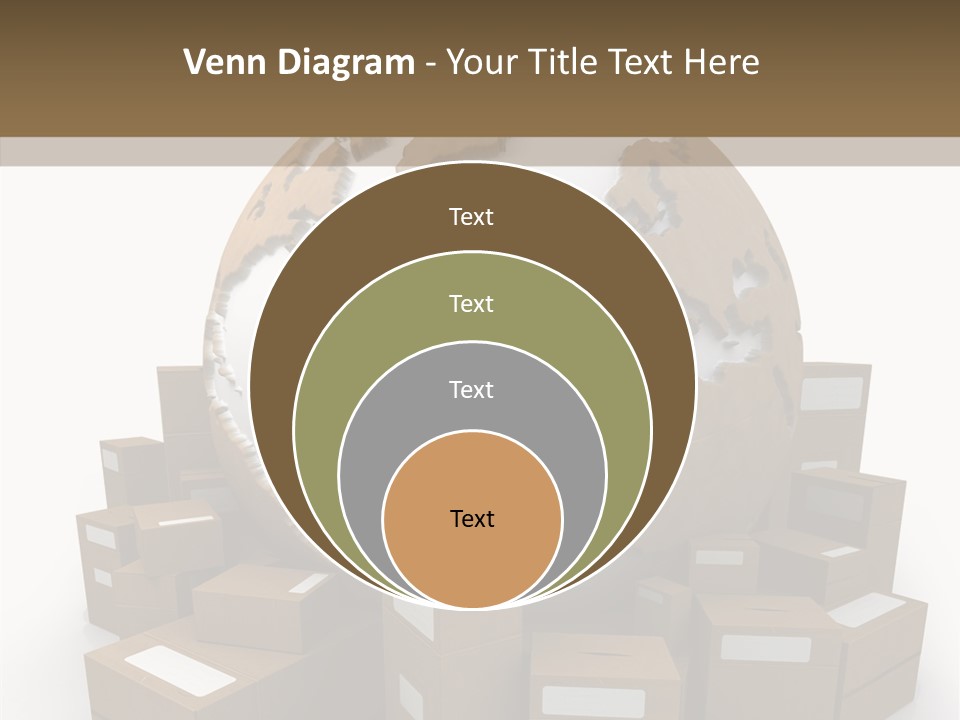 Planet Delivering Handle PowerPoint Template