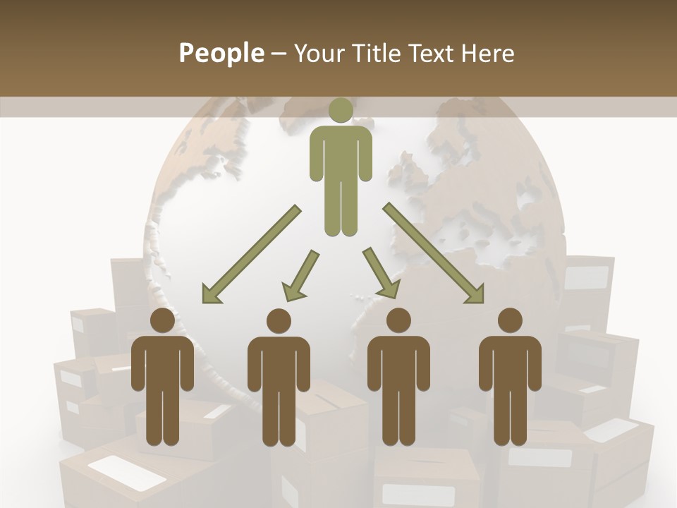 Planet Delivering Handle PowerPoint Template