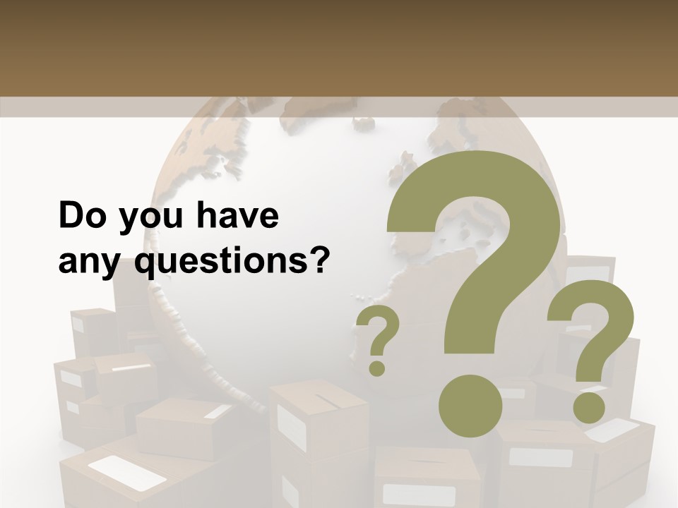 Planet Delivering Handle PowerPoint Template