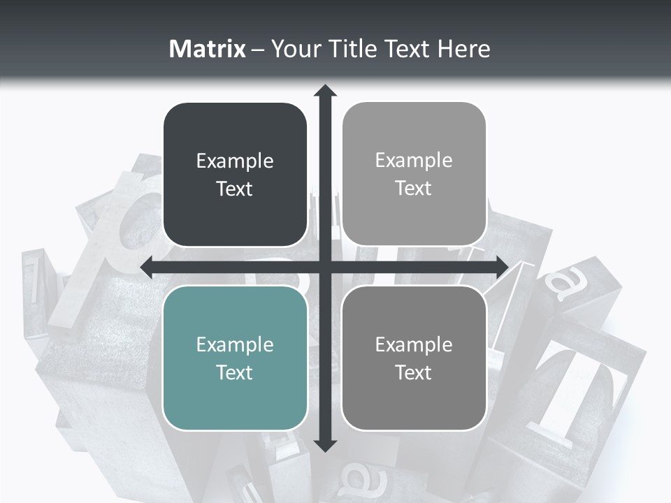 Font Old Characters PowerPoint Template