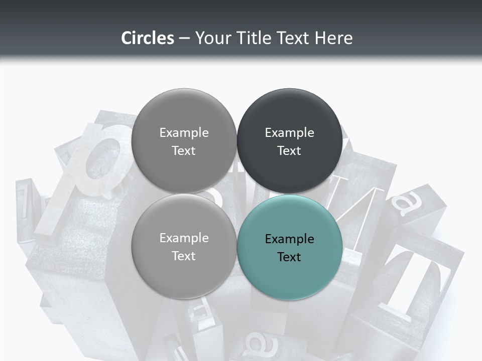 Font Old Characters PowerPoint Template