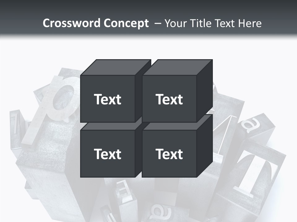 Font Old Characters PowerPoint Template