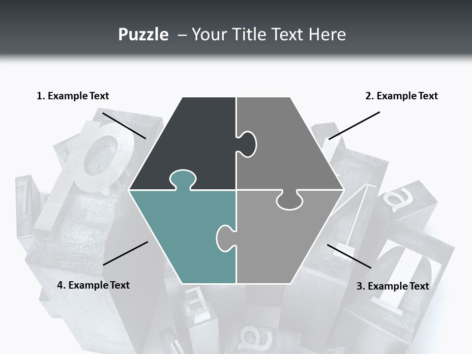 Font Old Characters PowerPoint Template