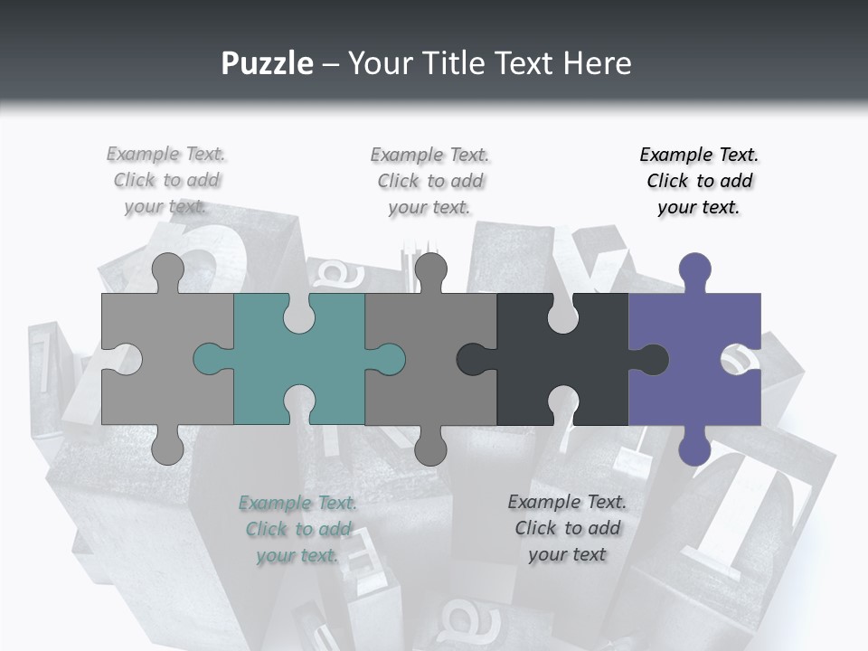 Font Old Characters PowerPoint Template