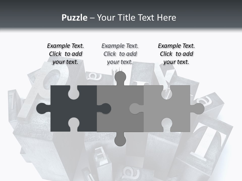 Font Old Characters PowerPoint Template