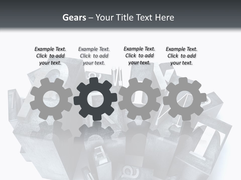 Font Old Characters PowerPoint Template