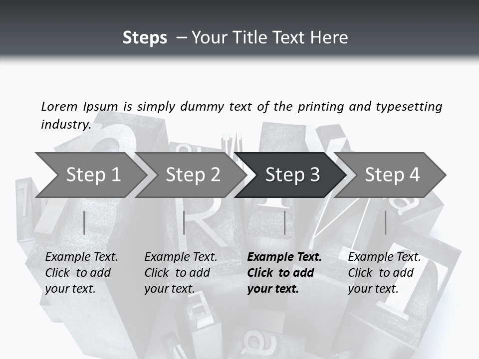 Font Old Characters PowerPoint Template