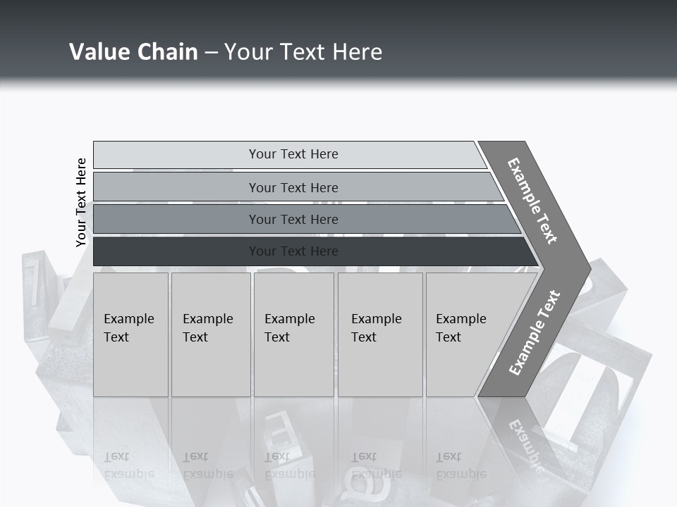 Font Old Characters PowerPoint Template