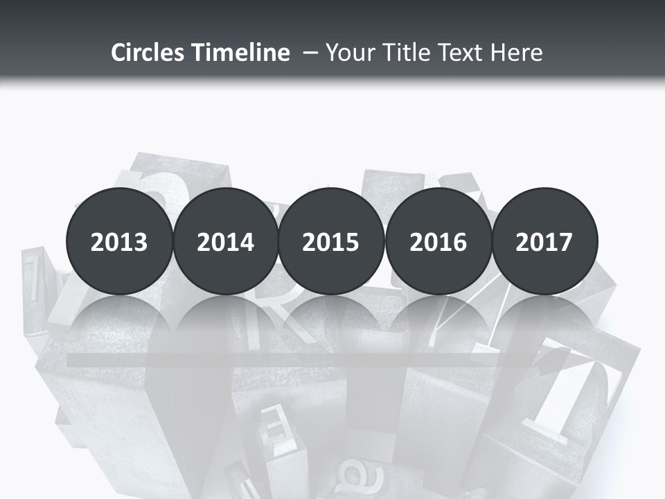 Font Old Characters PowerPoint Template