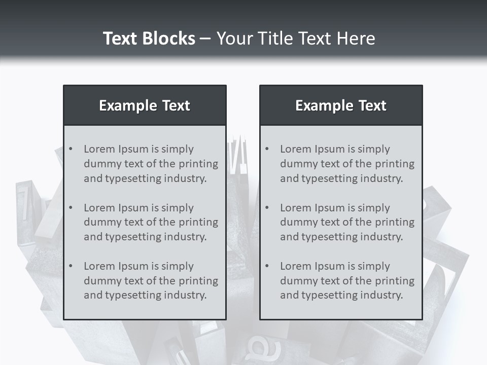 Font Old Characters PowerPoint Template