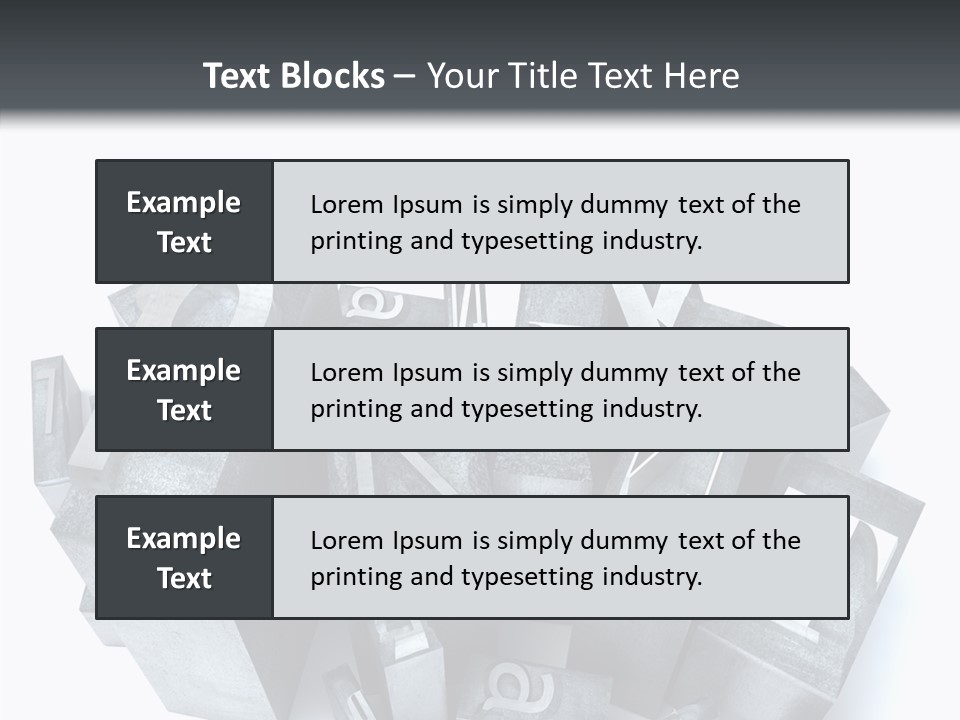 Font Old Characters PowerPoint Template