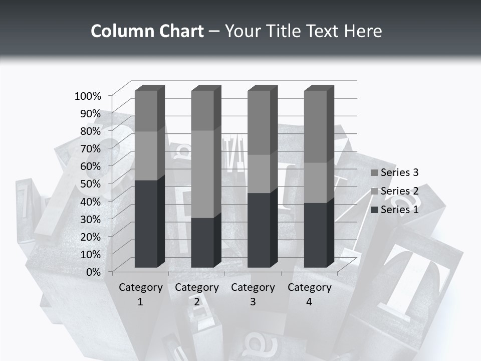 Font Old Characters PowerPoint Template