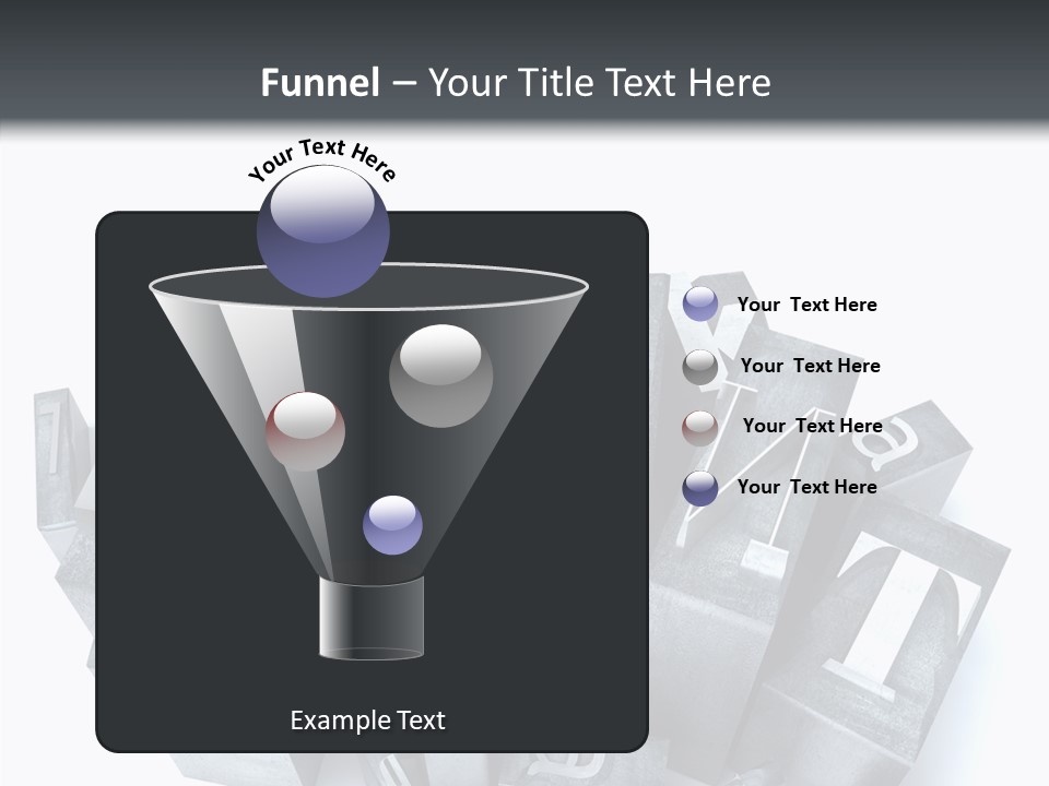 Font Old Characters PowerPoint Template