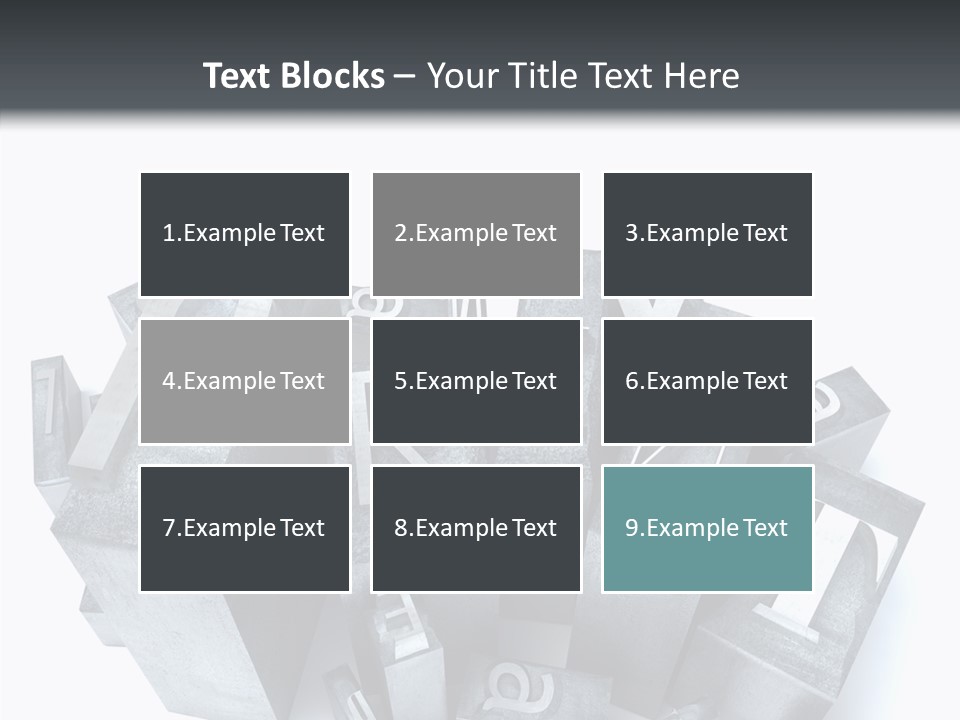 Font Old Characters PowerPoint Template