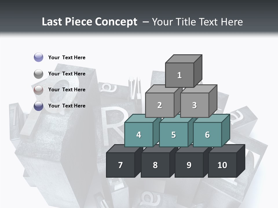 Font Old Characters PowerPoint Template