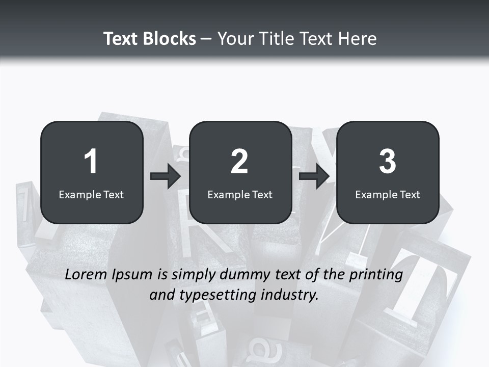 Font Old Characters PowerPoint Template