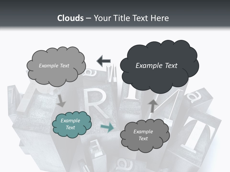 Font Old Characters PowerPoint Template