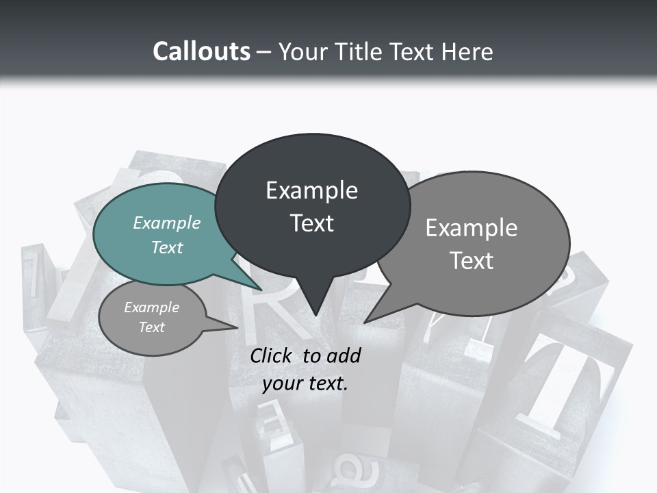 Font Old Characters PowerPoint Template