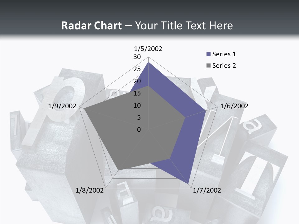 Font Old Characters PowerPoint Template