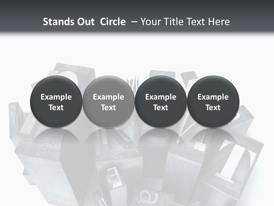 Font Old Characters PowerPoint Template