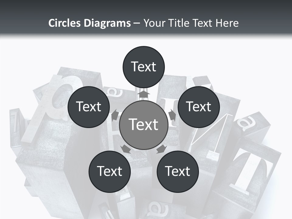 Font Old Characters PowerPoint Template